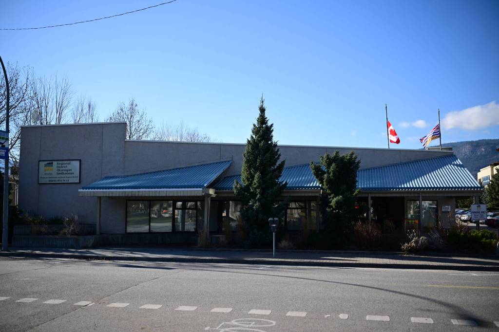 The Regional District of Okanagan Similkameen&rsquo;s offices are now for sale, with an asking price of $4.53 million. (Brennan Phillips / Western News)