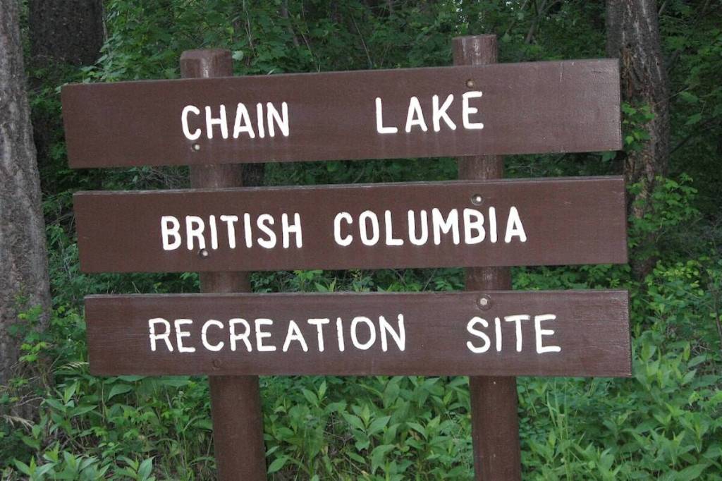 Improvements are needed for an aging earthen dam at the south end of Chain Lake, between Princeton and Summerland. (John Arendt - Summerland Review)